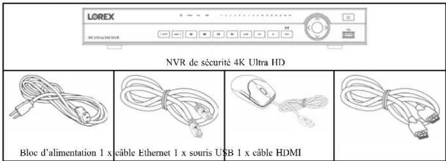 Lorex N884A63B - Contenu de l'emballage2 - 1