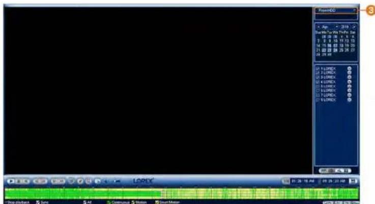 Lorex N881A63B - Pour lirc une video a partir d'une cle USB: - 1