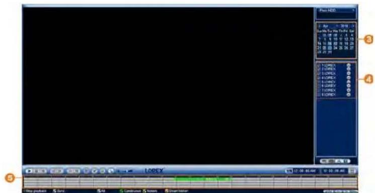 Lorex N881A63B - Pour utiliser une sauvégarde de clip video : - 1