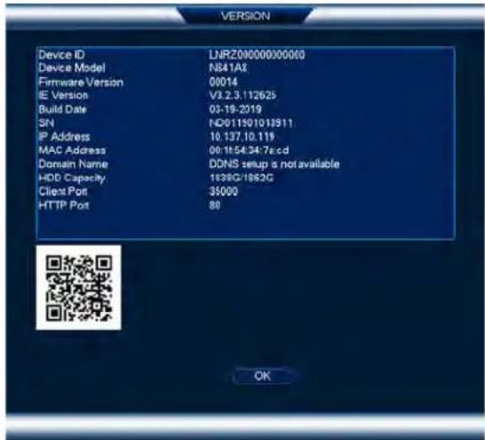 Lorex N881A63B - Acces rapide aux Informations du Systeme - 1