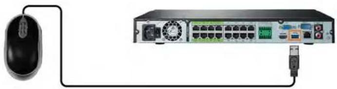 Lorex N881A63B - ÉTAPE 3: Connexion de la souris - 1