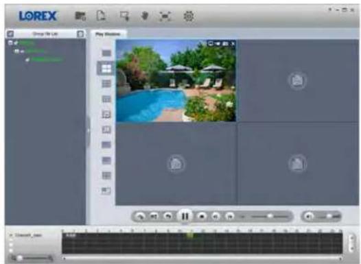Lorex N881A63B - Visionnement de vidés sauvégardées sur PC - 2