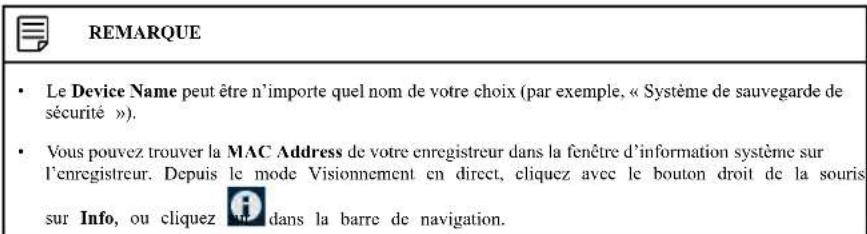 Lorex N881A63B - ÉTAPE 4: S'inscrire à un compte DDNS - 2