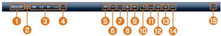 Lorex N841A82 - Pour afficher la barre de navigation : - 1
