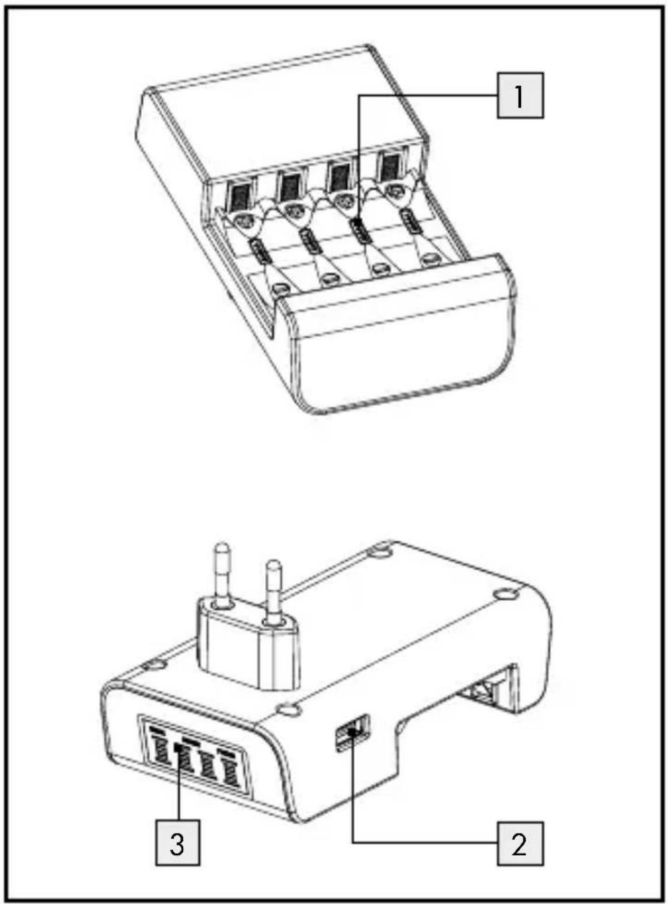 TRONIC TRC 4 B2 - ΦΟΡΤΙΣΤΗΣ ΕΠΑΝΑΦΟΡΤΙΖΟΜΕΝΩΝ ΜΠΑΤΑΡΙΩΝ - 1