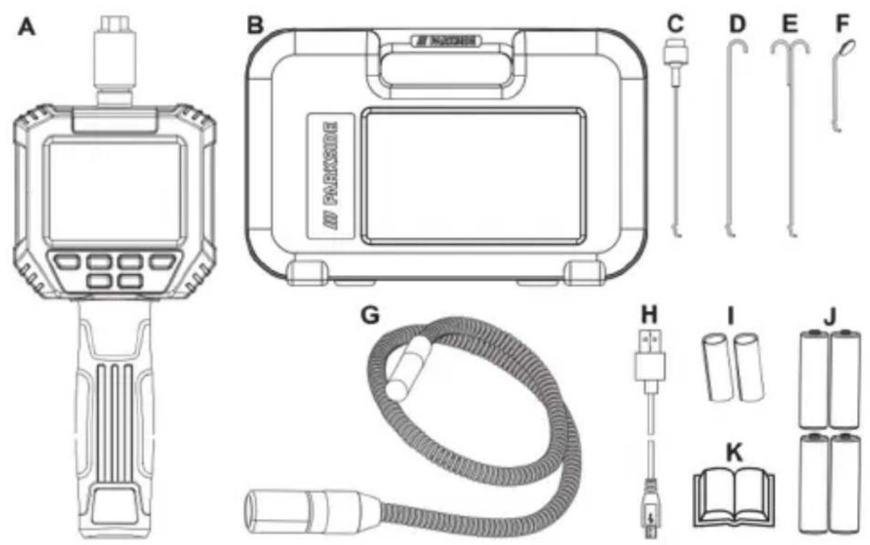 PARKSIDE PKIK 4.3 A1 - Contenu de l'emballage - 1