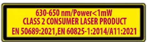 PARKSIDE PTI 380 C2 - Niebezpieczeństwo spowodowane przez promieniowania laserowe - 2