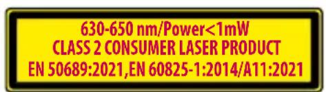 PARKSIDE PTI 380 C2 - Fare på grund af laserstråling - 2