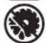 PARKSIDE PHKSA 20-Li B3 - Additional graphical symbol on the saw blade: - 7