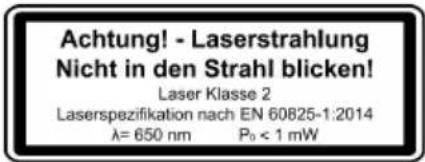 PARKSIDE PZKS 2000 C3 - Laserové záření - 2