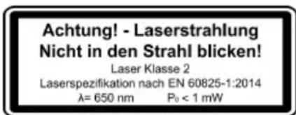 PARKSIDE PZKS 2000 C3 - Promieniowanie laserowe - 2