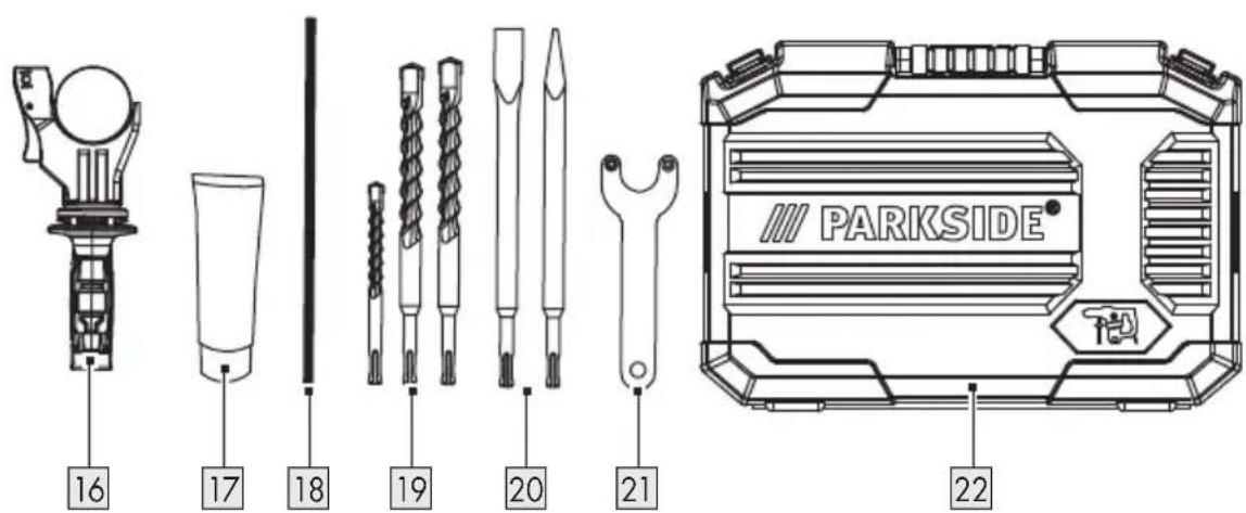 PARKSIDE PBH 1550 C1 - 3