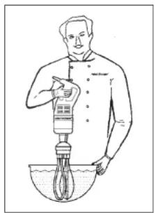 Robot Coupe CMP 400 V.V. - • WHISK OPERATION - 2