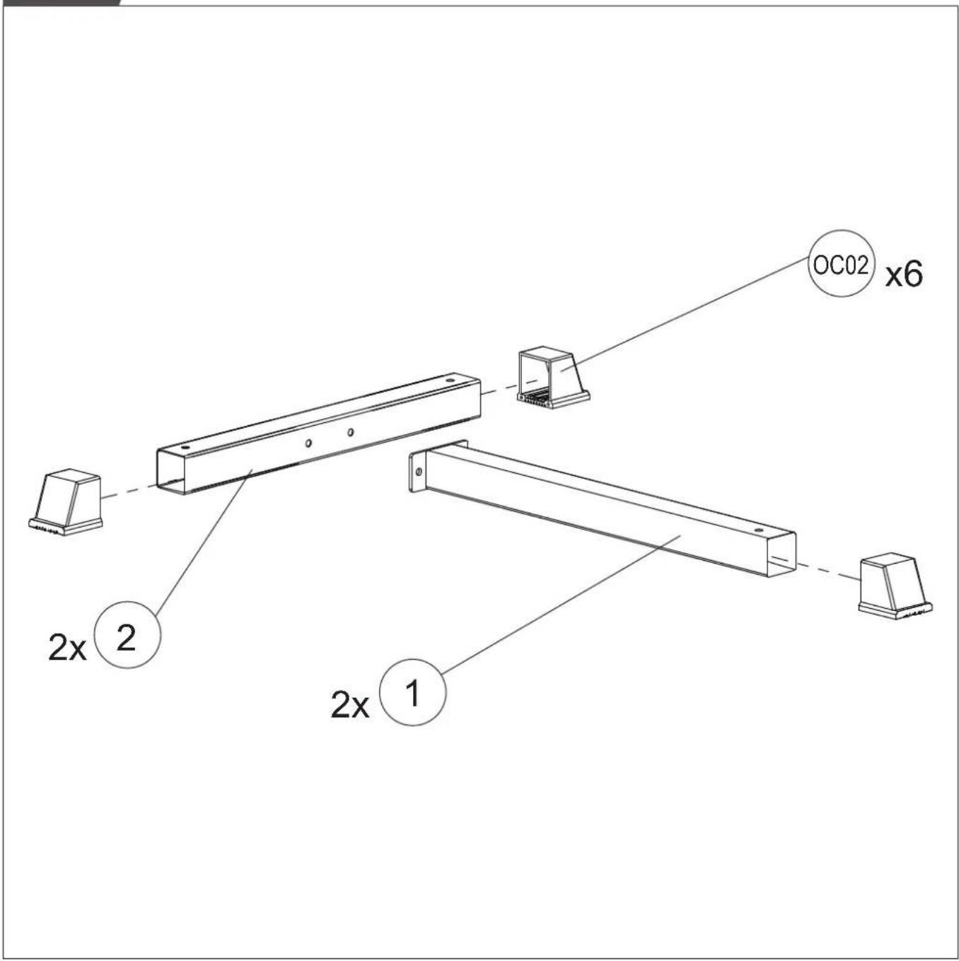TUNTURI Squat Stand SS60 - D-1 - 1
