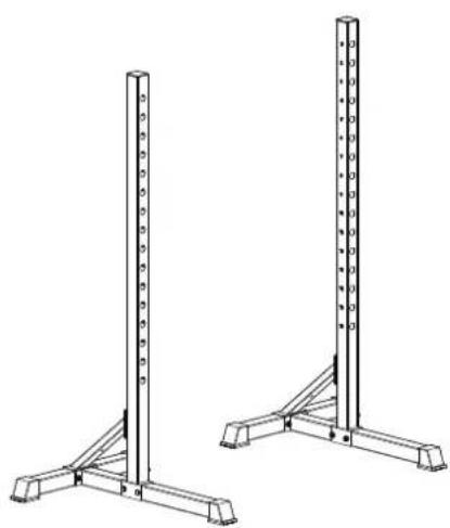TUNTURI Squat Stand SS60 - D-1 - 7