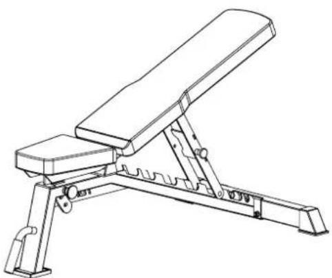 TUNTURI Utility Bench UB70 - D-1 - 2