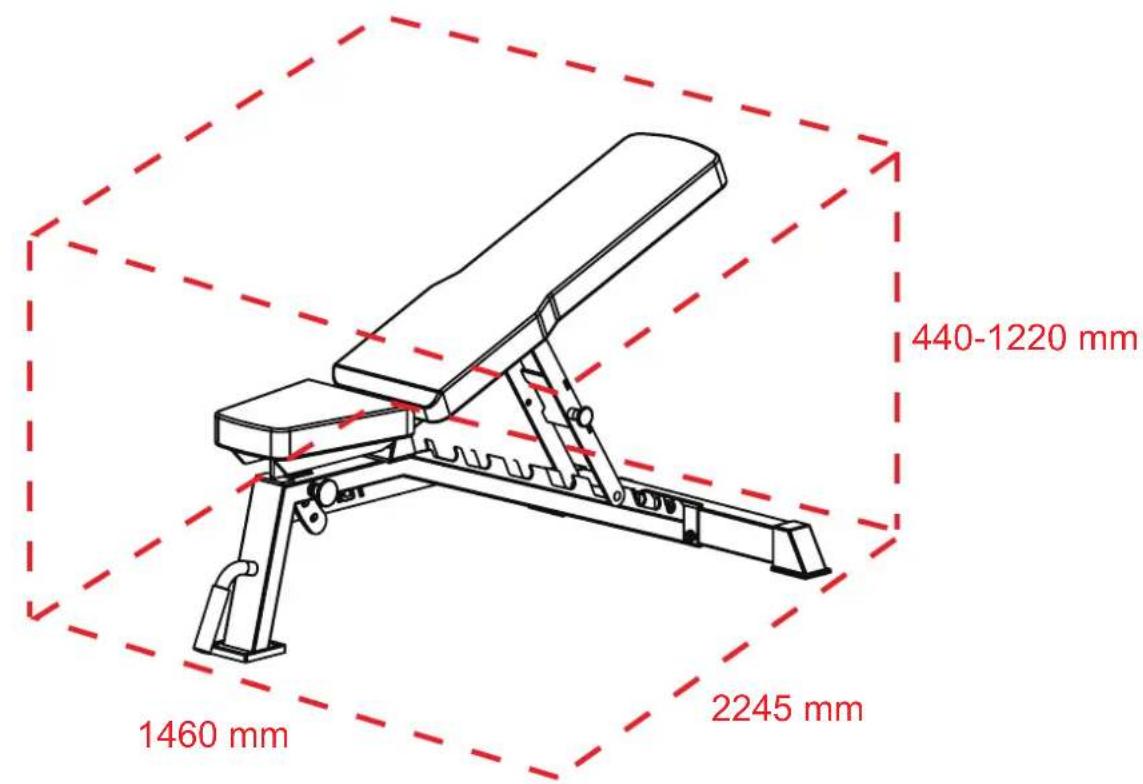 TUNTURI Utility Bench UB70 - B - 16
