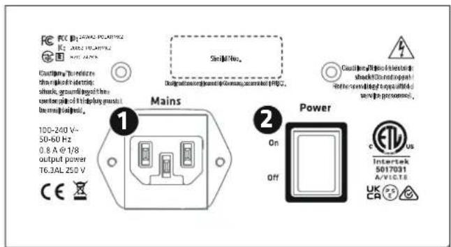 HK AUDIO POLAR 10 MK2 - Anschlüsse und Bedienelemente - 1