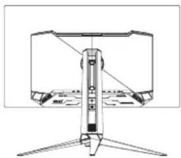 ASUS ROG Swift OLED PG32UCDMR - 外形寸法 - 6