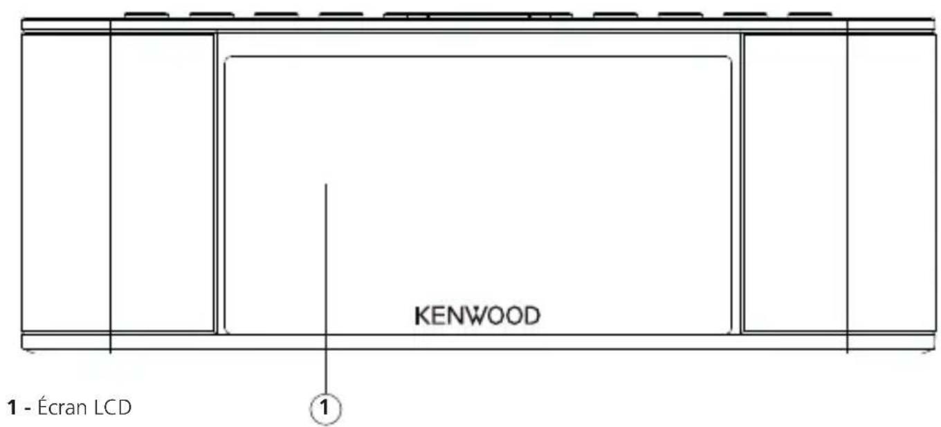 KENWOOD CR-ST40DAB - Face avant de l'appareil - 1