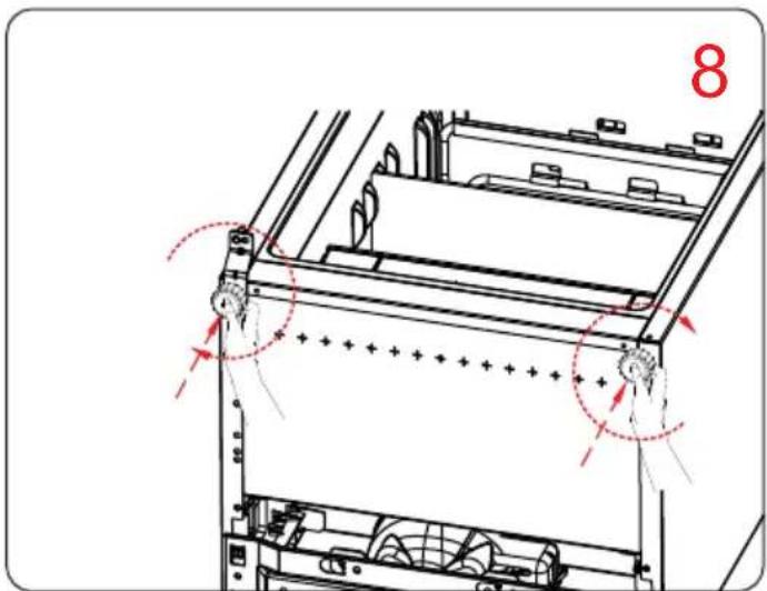 Summit CM42PL - Instructions pour inverser le sens d'ouverture de la porte - 10