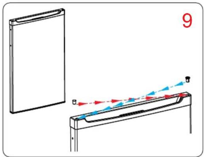 Summit CM42PL - Instructions for Reversing the Door Swing - 8