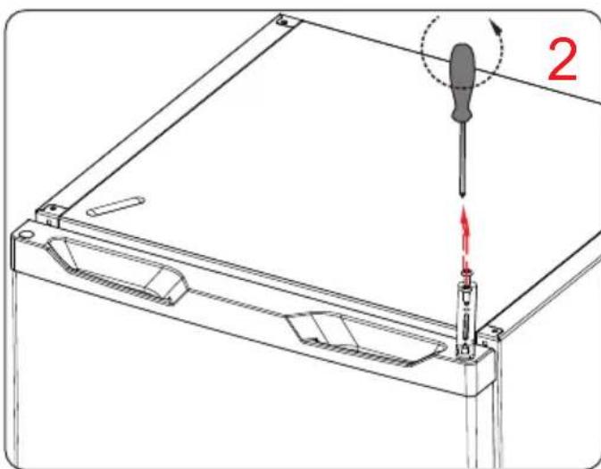 Summit CM42PL - Instructions for Reversing the Door Swing - 4