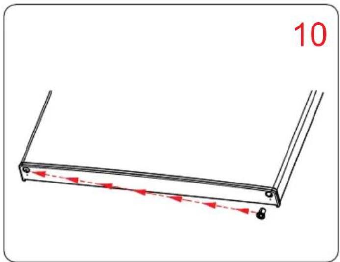 Summit CM42PL - Instructions for Reversing the Door Swing - 10
