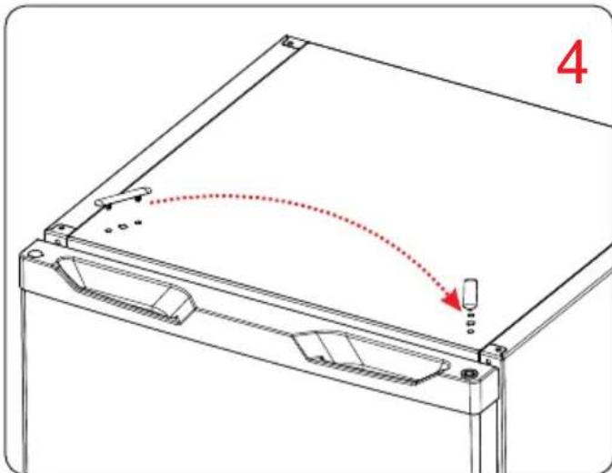 Summit CM42PL - Instructions for Reversing the Door Swing - 5