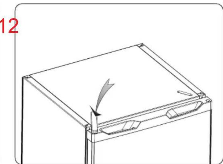 Summit CM42PL - Instructions for Reversing the Door Swing - 12