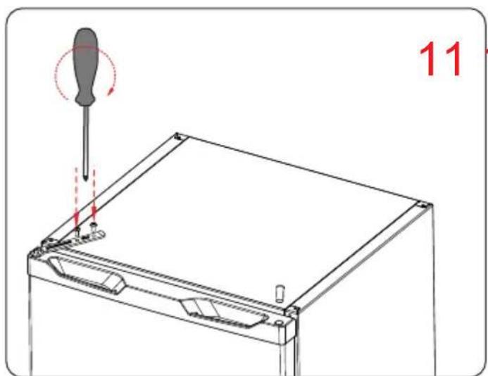 Summit CM42PL - Instructions for Reversing the Door Swing - 11