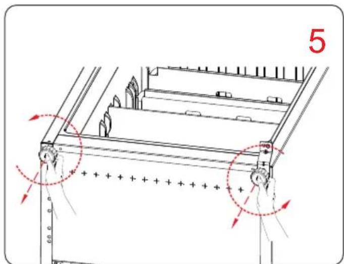 Summit CM42PL - Instructions pour inverser le sens d'ouverture de la porte - 3