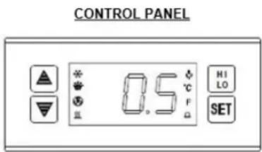 Accucold ABOD18 - Adjusting the Operating Temperature - 1
