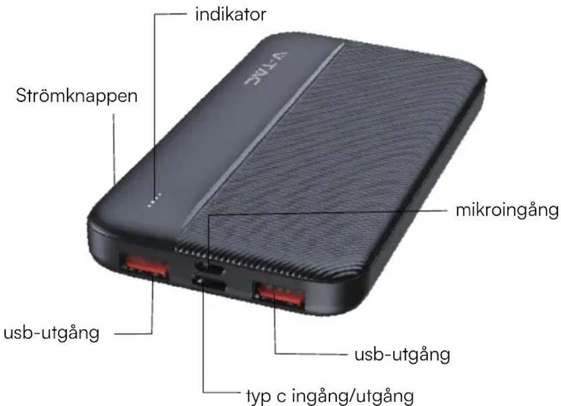 V-TAC VT-10000 - Power bank funktion - 1