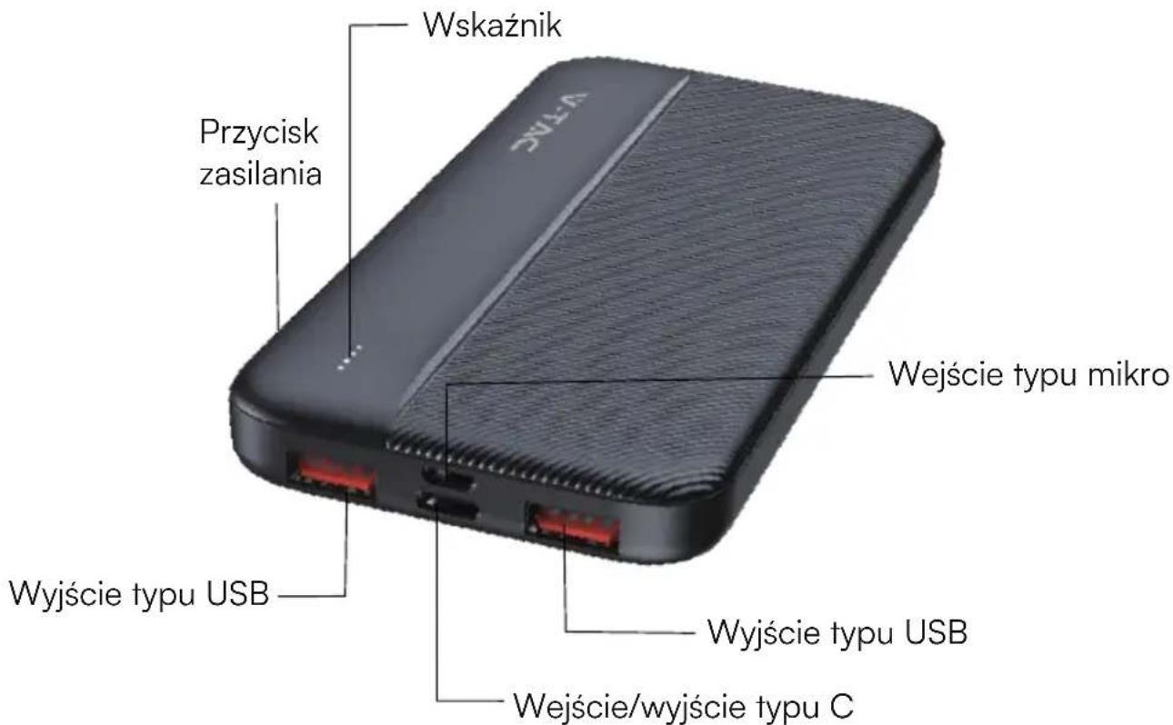 V-TAC VT-10000 - FUNKCJA POWER BANKU - 1