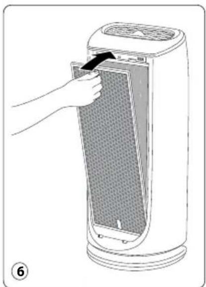 TEFAL Intense Pure Air PU4084 - DISASSEMBLING/REASSEMBLING FILTERS - 6