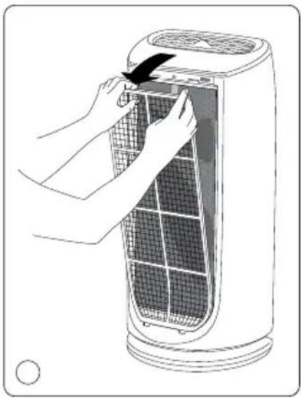 TEFAL Intense Pure Air PU4084 - DISASSEMBLING/REASSEMBLING FILTERS - 2