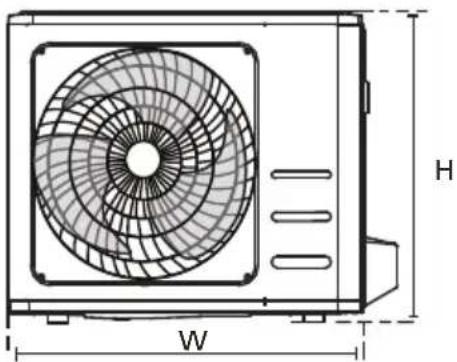 BEKO BEEPGH 125 - Dimensions de montage des unités - 2