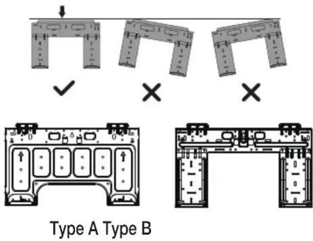 BEKO BEEPGH 095 - Mounting plate dimensions - 1