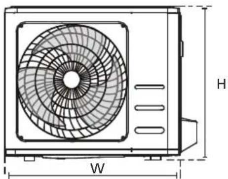 BEKO BEEPGH 095 - Unit mounting dimensions - 2