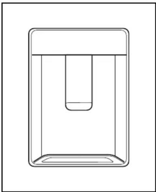 BEKO RSNE450XP - Using the water dispenser - 1
