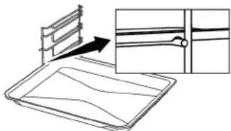 BEKO BBIMM13300XMPSE - Tray stopping function - On models with wire shelves - 1