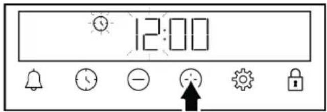BEKO FBM6320SXDL - Changing the time of day - 1