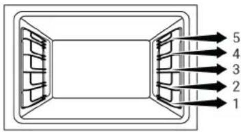 BEKO FBM6320SXDL - On models with wire shelves : - 1