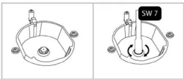 BEKO FBM6320SXDL - Exchange of injector for the burners - 1