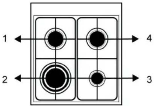 BEKO FBM6320SXDL - Hob section - 1
