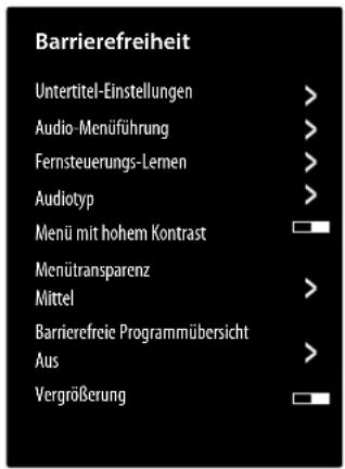 MEDION LIFE X8432501 (MD 843300) - Menü Barrierefreiheit - 1
