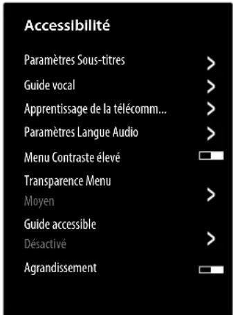 MEDION LIFE X8432501 (MD 843300) - Menu Accessibilité - 1