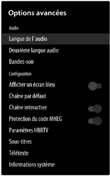 MEDION LIFE P8242500 (MD 824100) - Menu Options avancées - 1