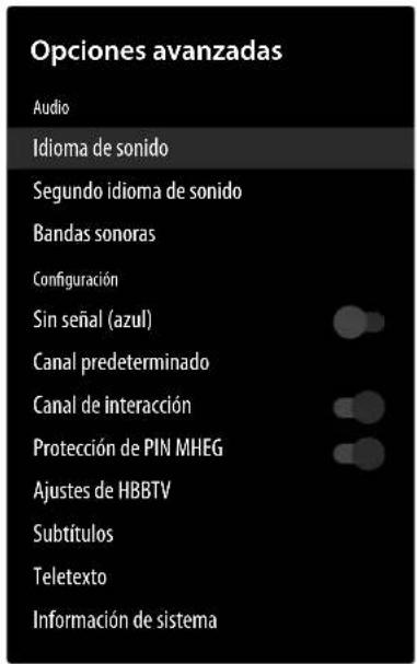 MEDION LIFE P8242500 (MD 824100) - Menú Opciones avanzadas - 1